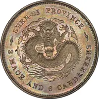 50 Fen - Guangxu Pattern