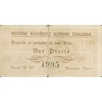1 Peseta Alcoy