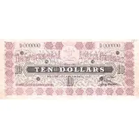 10 Dollars Purple and black