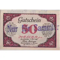 50 Heller Bischofshofen - Bahnhofrestaurant Karolinenhof