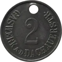 2 Pfennig - München Gaswerk A.D.Dachauerstr.