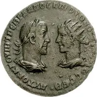 Æ 30 - Trebonianus Gallus and Volusianus Antioch