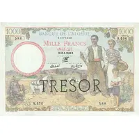 1000 Francs - Algérie type 1943
