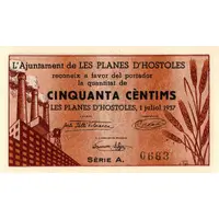 50 Céntimos Les Planes d'Hostoles