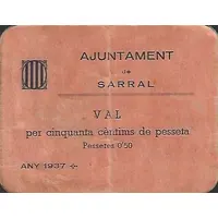 50 Céntimos Sarral