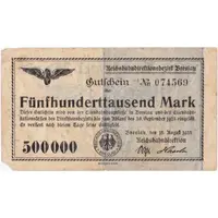 500 000 Mark Reichsbahndirektion