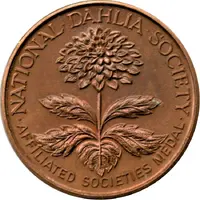 Medal - National Dahlia Society Bronze