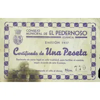1 Peseta El Pedernoso