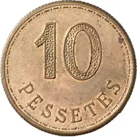 10 Pesetas - La Pau Rodenca