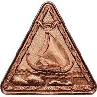 Medal - Triangle Copper - Indonesian Ship - Kora-Kora
