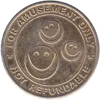 Token - Fun house Brass No Cash Value