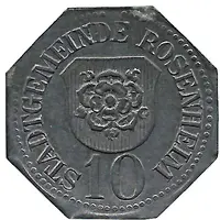 10 Pfennig - Rosenheim