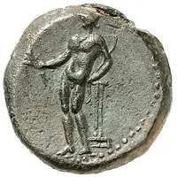 Æ14 - Domitian ΑΝΕΜΟΥΡ, Anemurium