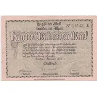 100 000 000 000 Mark