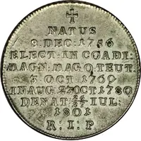 1/4 Thaler - Max Francis Death of the Grandmaster