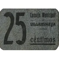 25 Céntimos Villaminaya