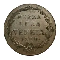 1/2 Lira - Franz II