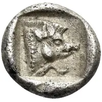 Hemiobol Uncertain Mint 'Gorgoneion'