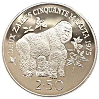 2 1/2 Zaïres Conservation