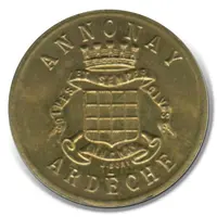 25 Centimes - Union Commerciale Industrielle - Annonay [07] Brass
