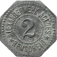 2 Pfennig - Remscheid Alexanderwerk Act. Ges.