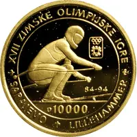 10 000 Dinara Olympics - Downhill Skiing