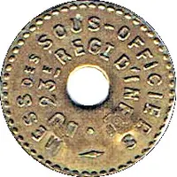 5 Centimes - 23° Régiment d'Infanterie - Bourg-en-Bresse 01