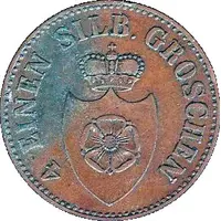 3 Pfenninge - Paul Frederick Emil Leopold III