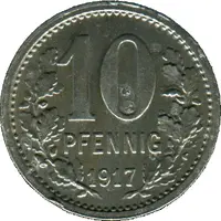 10 Pfennig - Unna