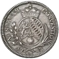 1/2 Thaler - Charles Theodore Konventionstaler