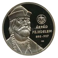 Medal - Great Hungarians Árpád fejedelem