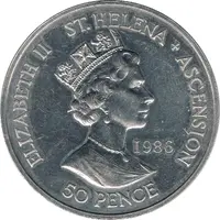 50 Pence - Elizabeth II Napoléon's Death