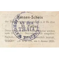 10 Heller Waidhofen an der Thaya