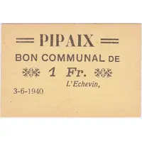 1 Franc - Pipaix