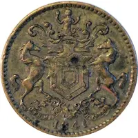 1/2 Penny - Rutherford 'St John's'