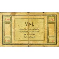 1 Peseta Palafrugell