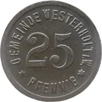 25 Pfennig - Westerholt