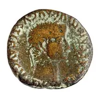 As - Tiberius MVN AVGVSTA BILBILIS G MANL SERANO MANL BVCCO II VIR