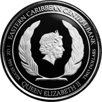 2 Dollars - Elizabeth II Mountain Chicken, Colourised