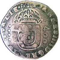 500 Réis - Afonso VI Countermarked 400 Réis