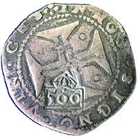 500 Réis - Afonso VI Countermarked 400 Réis