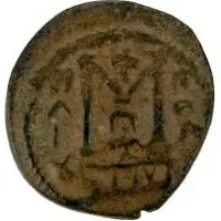 Follis / Fals - two standing figures type Arab-Byzantine