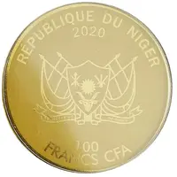 100 Francs 20 Lire Pius IX