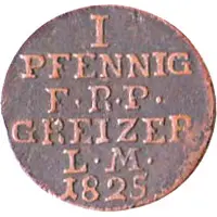 1 Pfennig - Henry XIX