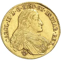 1/2 Gold Ducaton - Charles II