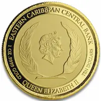 10 Dollars - Elizabeth II Coat of arms, Colored