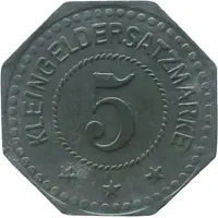 5 Pfennigs - Rodach Max Roesler A.G.