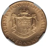 50 Franken - Franz Josef II National Bank