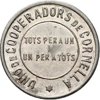 1 Peseta - Unió de Cooperadors de Cornellá