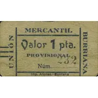 1 Peseta Burriana